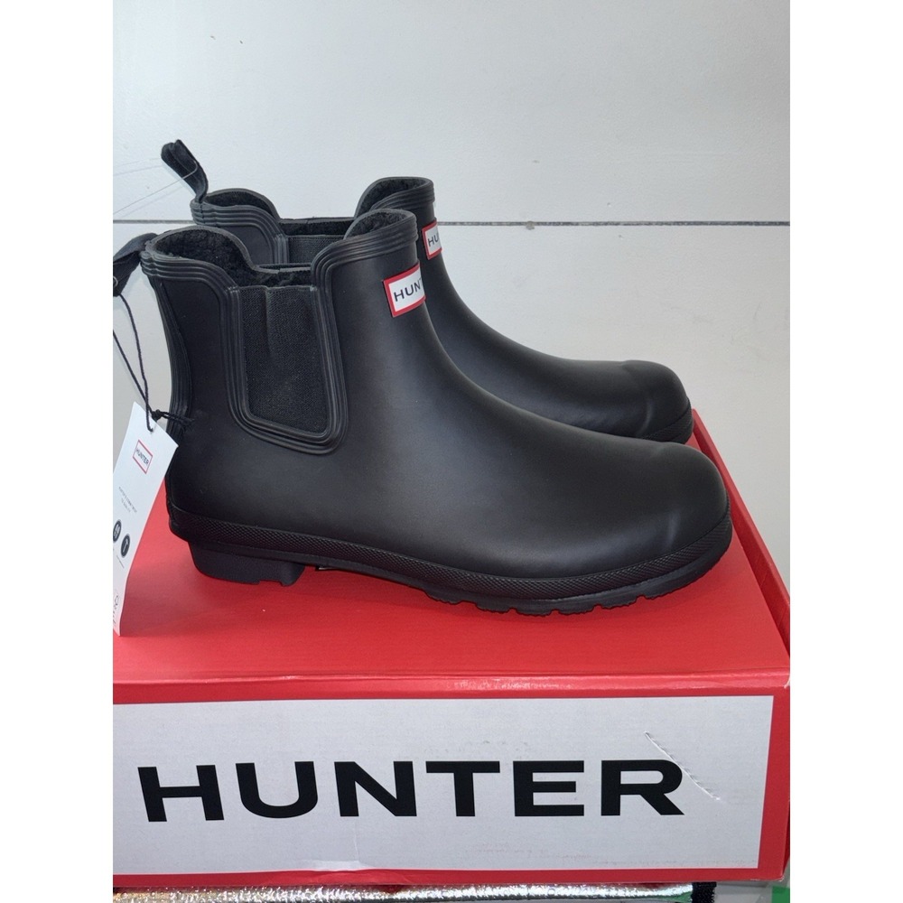 HUNTER Women's Original Waterproof Chelsea Rubber Pull-On Boot Size 11